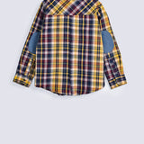 BOYS CONTRAST COLLAR SHIRT