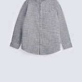 BOYS BAN COLLAR SHIRT