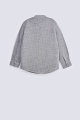 BOYS BAN COLLAR SHIRT