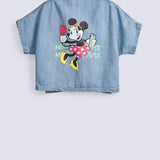 GIRLS DROP SHOULDER MINNIE MOUSE SHIRT