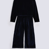 GIRLS FANCY VELVET JUMPSUIT