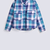 GIRLS DROP SHOULDER BUTTON DOWN SHIRT