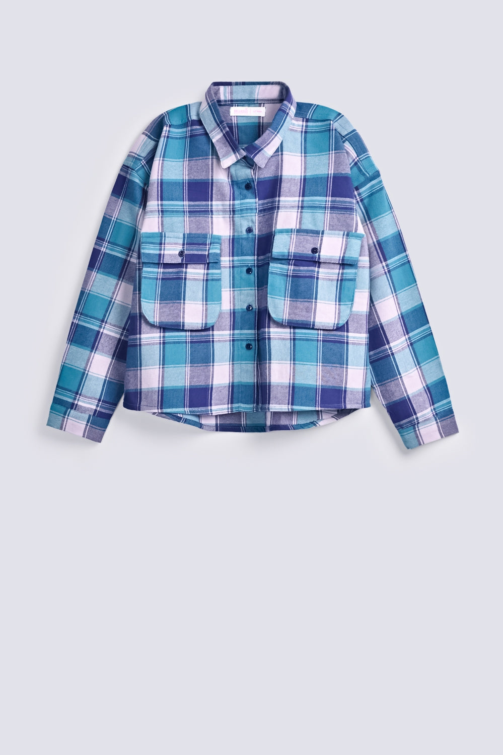 GIRLS DROP SHOULDER BUTTON DOWN SHIRT