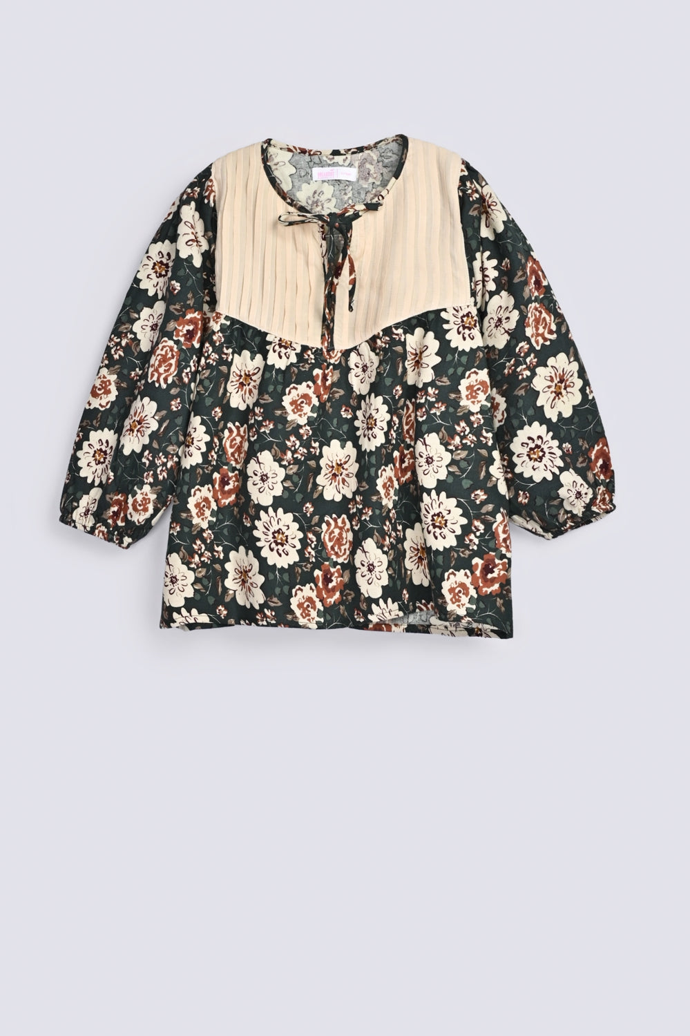 GIRLS FLORAL PRINTED TOP