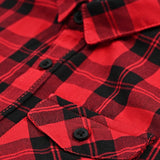 BOYS ELBOW PATCH CHECKERED SHIRT