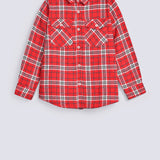 BOYS DOUBLE POCKET FLANNEL SHIRT