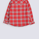 BOYS DOUBLE POCKET FLANNEL SHIRT