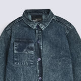 BOYS RANDOM WASH DENIM SHIRT