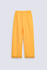 GIRLS TROUSER WITH LACE DETAIL