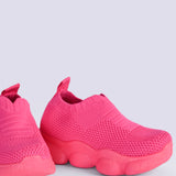 GIRLS KNIT SNEAKERS