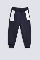 BOYS CONTRAST PANEL JOGGER TROUSER