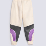 GIRLS COLOR BLOCKING JOGGER TROUSERS