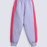 GIRLS SIDE PANEL JOGGER TROUSERS