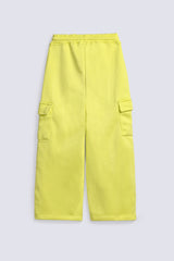 GIRLS LOOSE CARGO TROUSERS