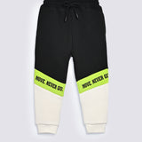 GIRLS COLOR BLOCKING JOGGER TROUSERS