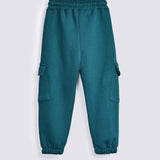 GIRLS CARGO JOGGER TROUSERS