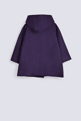 GIRLS HOODED COAT WITH POCKETS