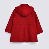 GIRLS HOODED DUFFLE COAT