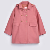 GIRLS HOODED DUFFLE COAT