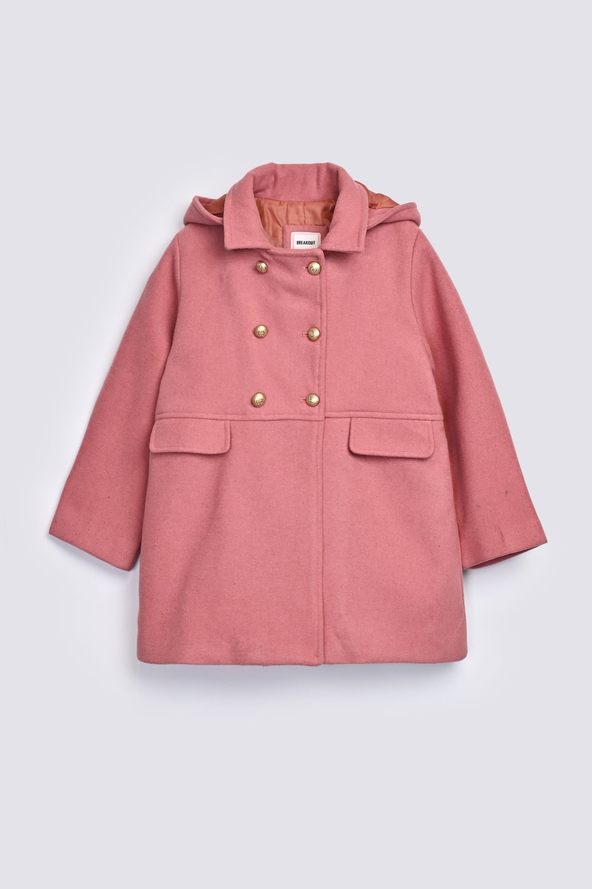 GIRLS HOODED DUFFLE COAT