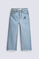 GIRLS SNOOPY LOOSE DENIM