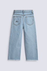 GIRLS SNOOPY LOOSE DENIM