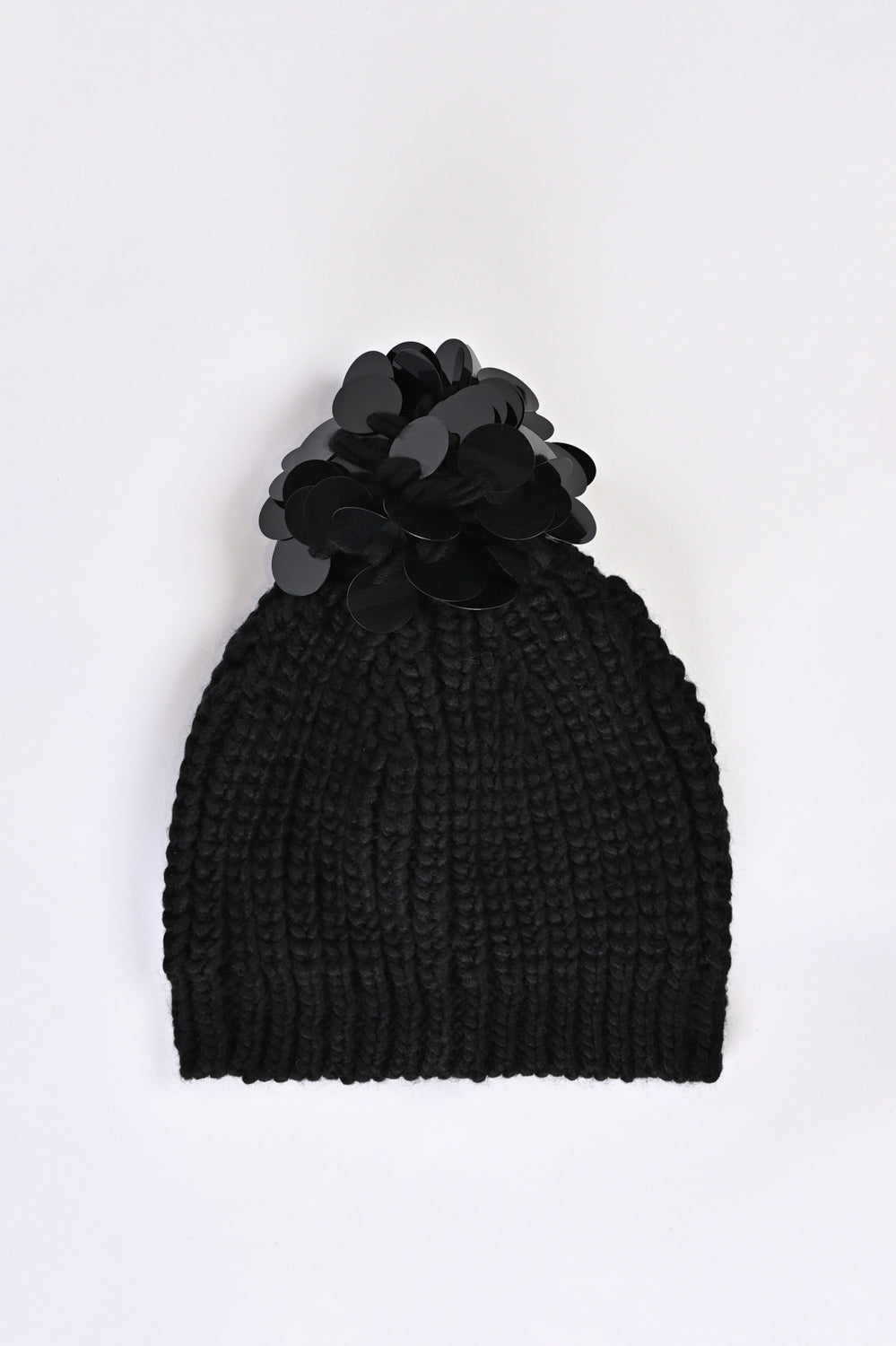 GIRLS SEQUEN POM POM CAP