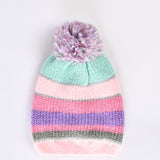 GIRLS MULTI COLOR WARM CAP