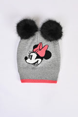 GIRLS MICKEY POM POM CAP