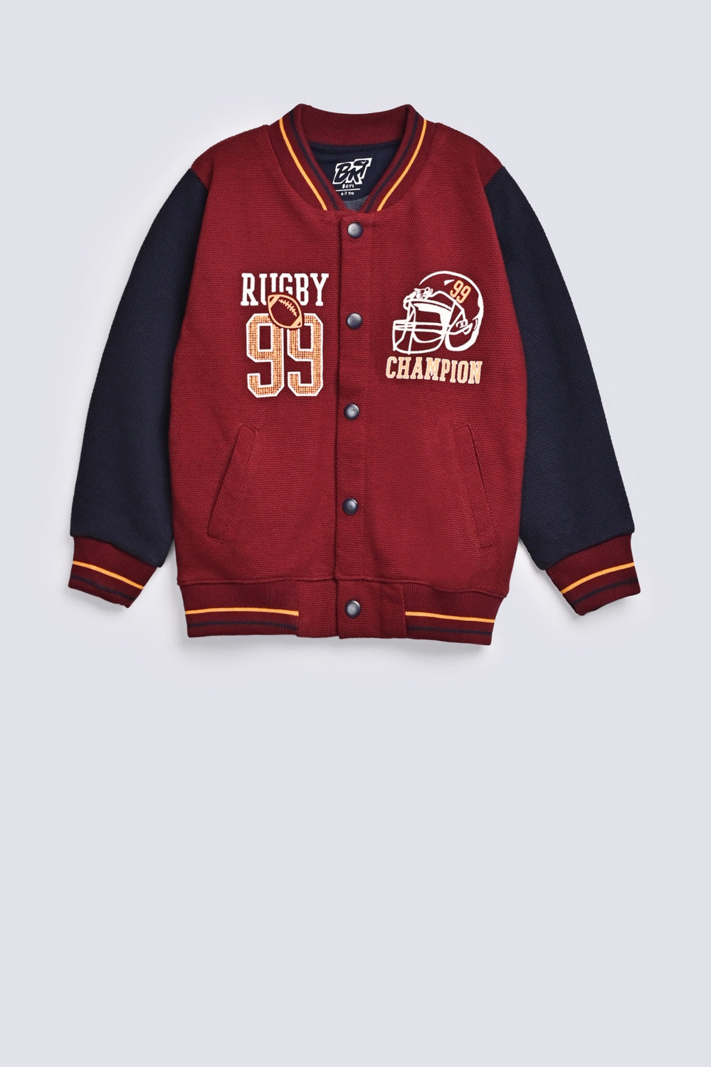 BOYS VARSITY JUMBO PIQUE JACKET