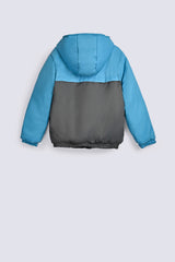 BOYS COLOR BLOCK PUFFER JACKET