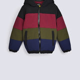 BOYS COLOR BLOCK PUFFER JACKET