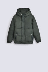 BOYS HOODED PUFFER JACKET