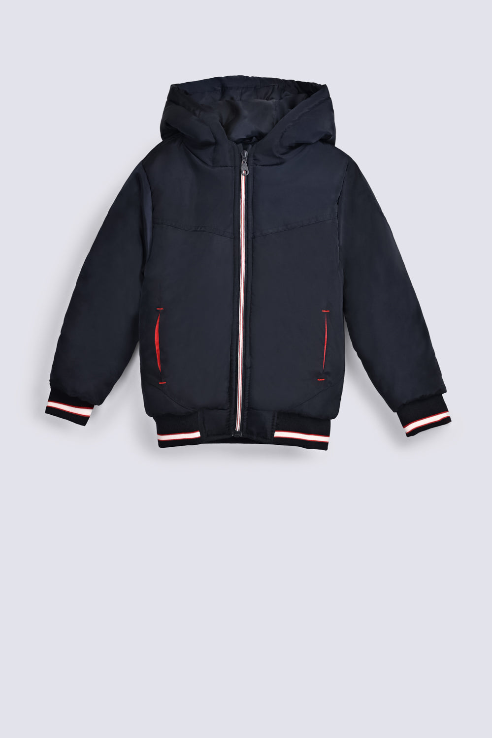 BOYS HOODED PUFFER JACKET