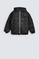 BOYS HOODED PUFFER JACKET