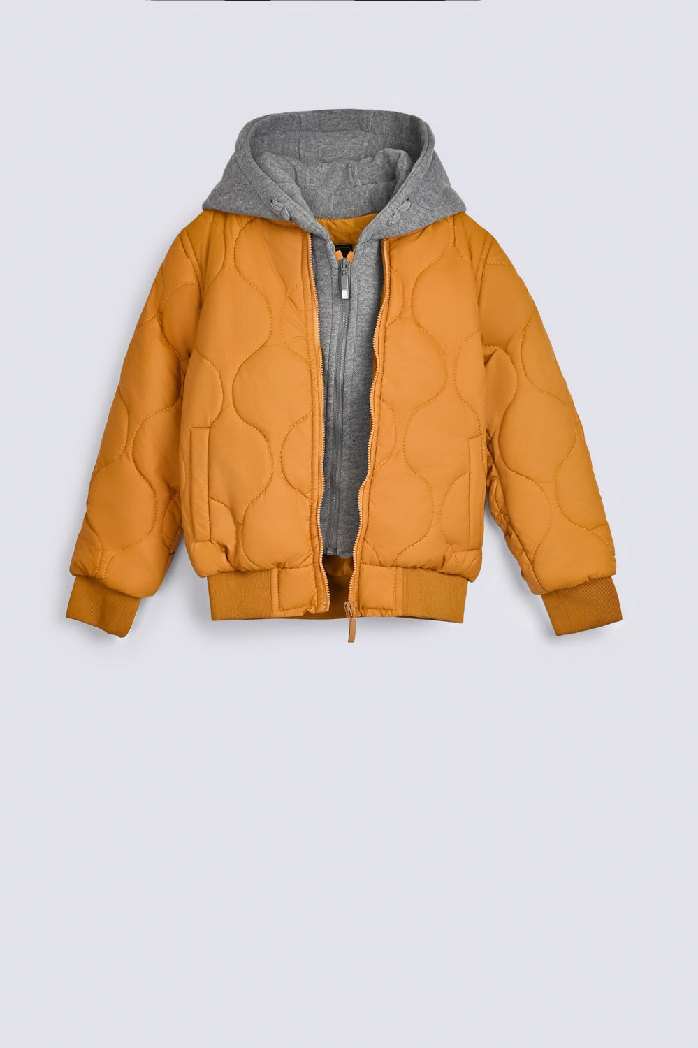 BOYS DOUBLE LAYERED QUILTED JACKET