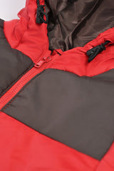 BOYS COLORED PANEL PUFFER JACKET