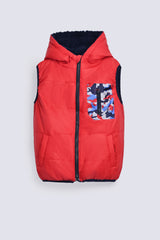 BOYS PUFFER SLEEVELESS JACKET