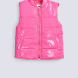 GIRLS SLEEVELESS PUFFER JACKET