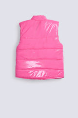 GIRLS SLEEVELESS PUFFER JACKET