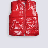 GIRLS SLEEVELESS PUFFER JACKET