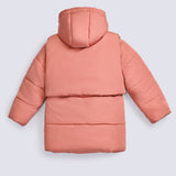 GIRLS DOUBLE LAYERED PUFFER JACKET