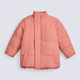 GIRLS DOUBLE LAYERED PUFFER JACKET