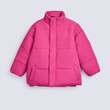 GIRLS DOUBLE LAYERED PUFFER JACKET