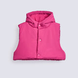 GIRLS DOUBLE LAYERED PUFFER JACKET