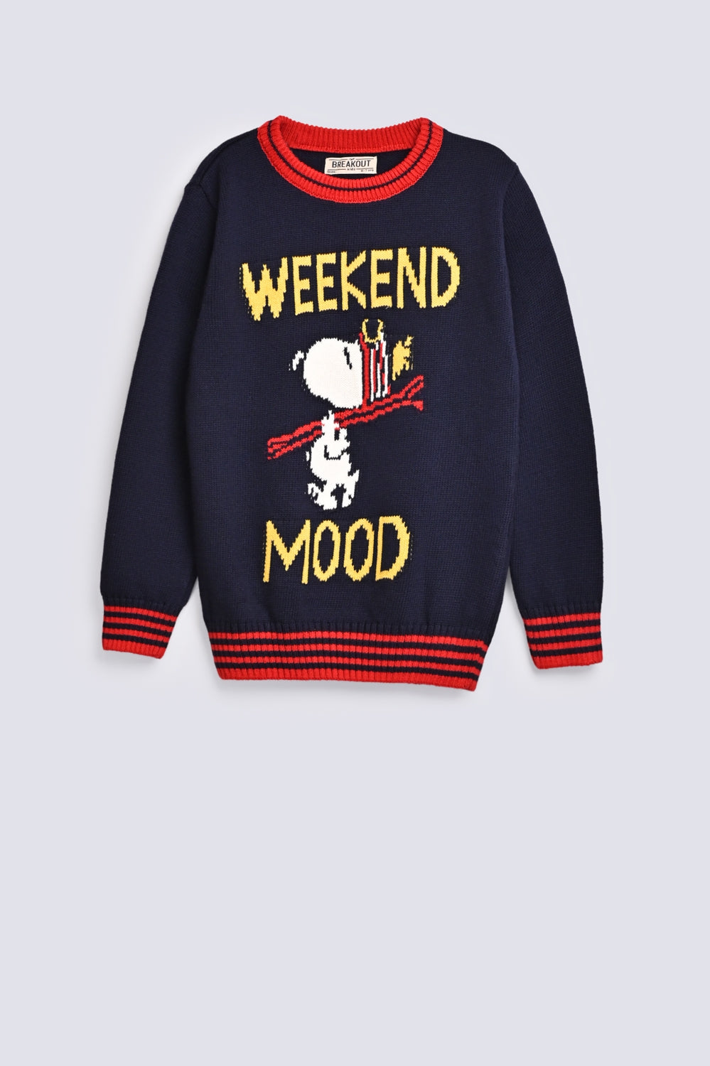 BOYS SNOOPY JACQUARD SWEATER