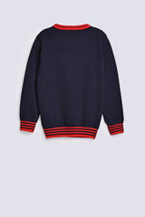 BOYS SNOOPY JACQUARD SWEATER