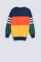 BOYS COLOR BLOCK SWEATER