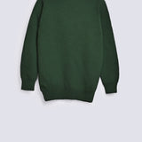 BOYS CROSS PATTERN HIGH NECK SWEATER