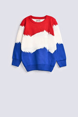 BOYS COLOR BLOCK SWEATER